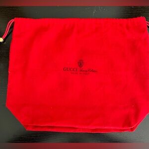 Vintage Gucci Red Dust bag